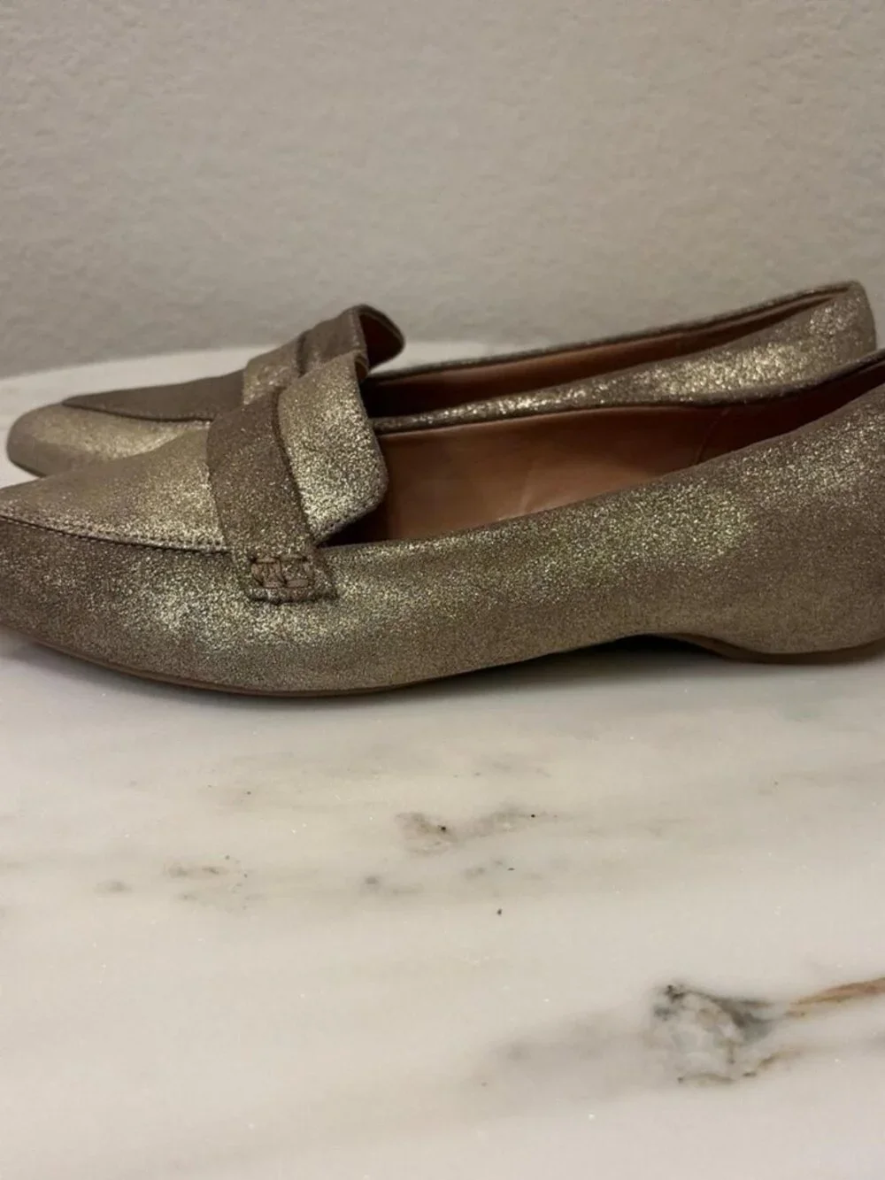 Blondo Women's Gold Loafers